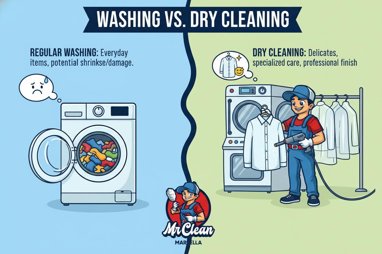 Dry Cleaning vs Regular Washing Explained