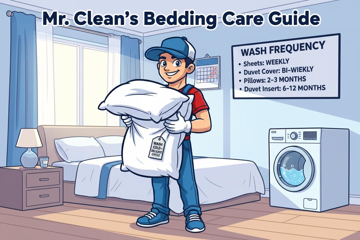 How Often to Wash Duvets and Pillows