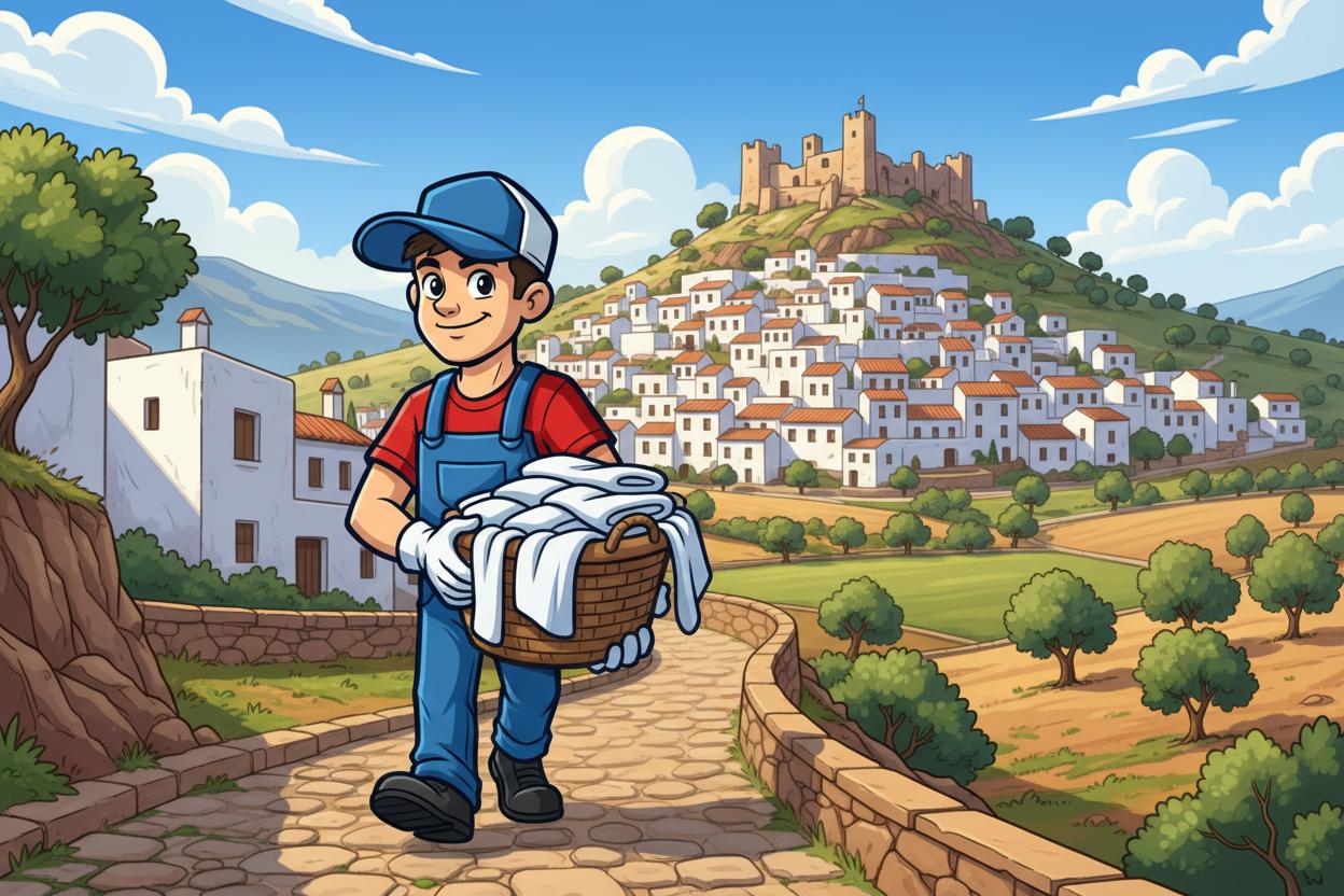 Laundry service in Casares, Costa del Sol