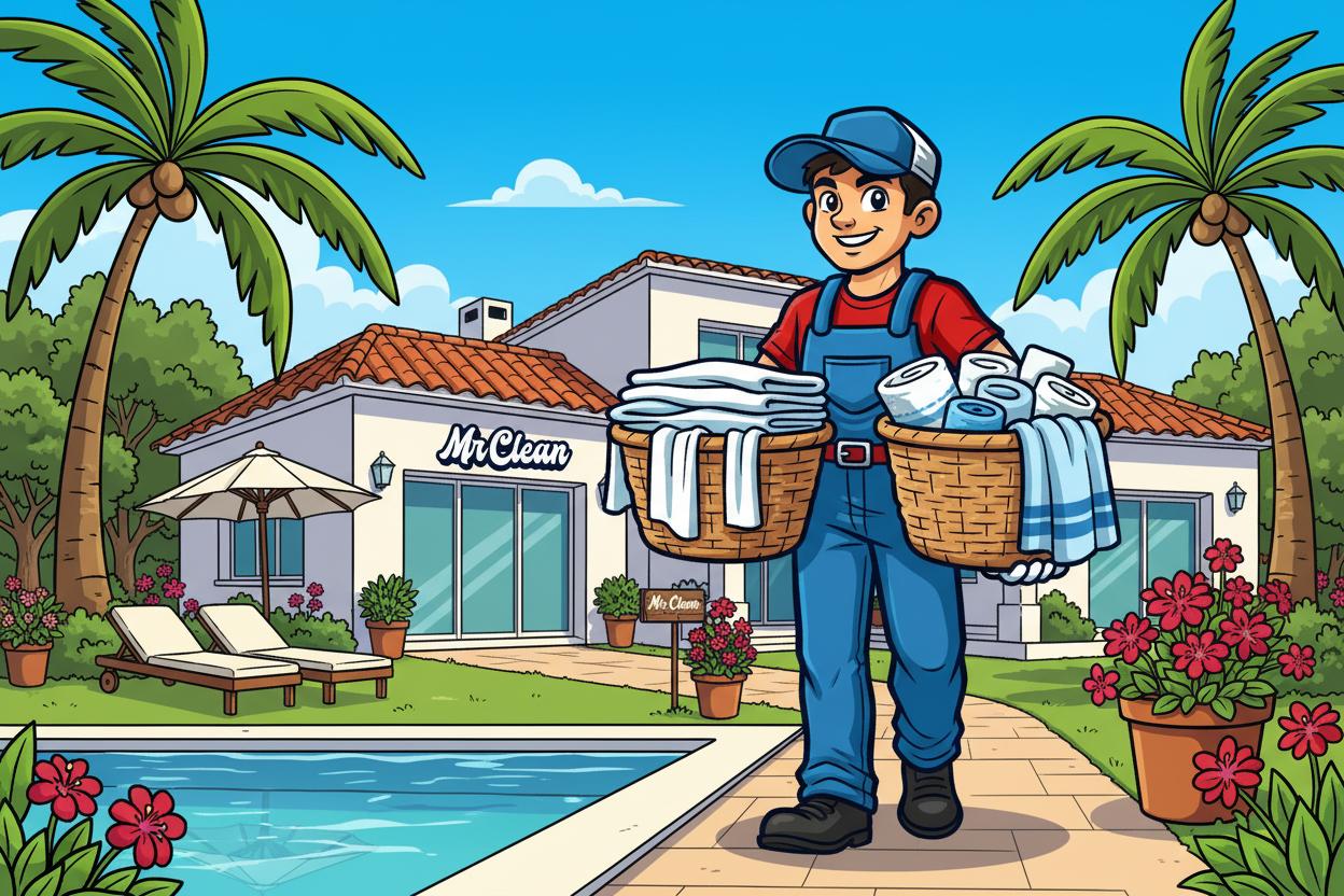 Villa Laundry Service service by Mr Clean Marbella